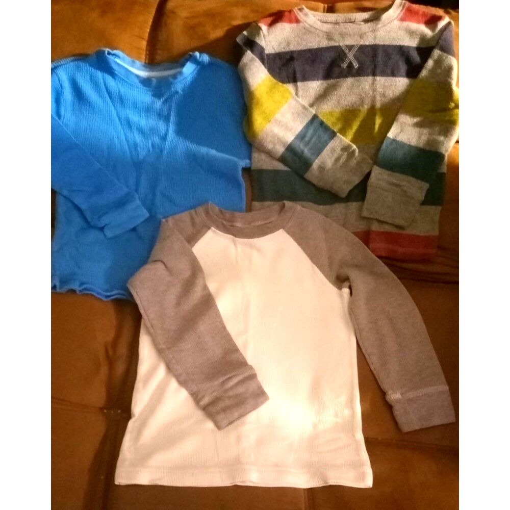 Little Boys Lot of (3) Spring & Casual Long Sleeve Shirts Great Condition!